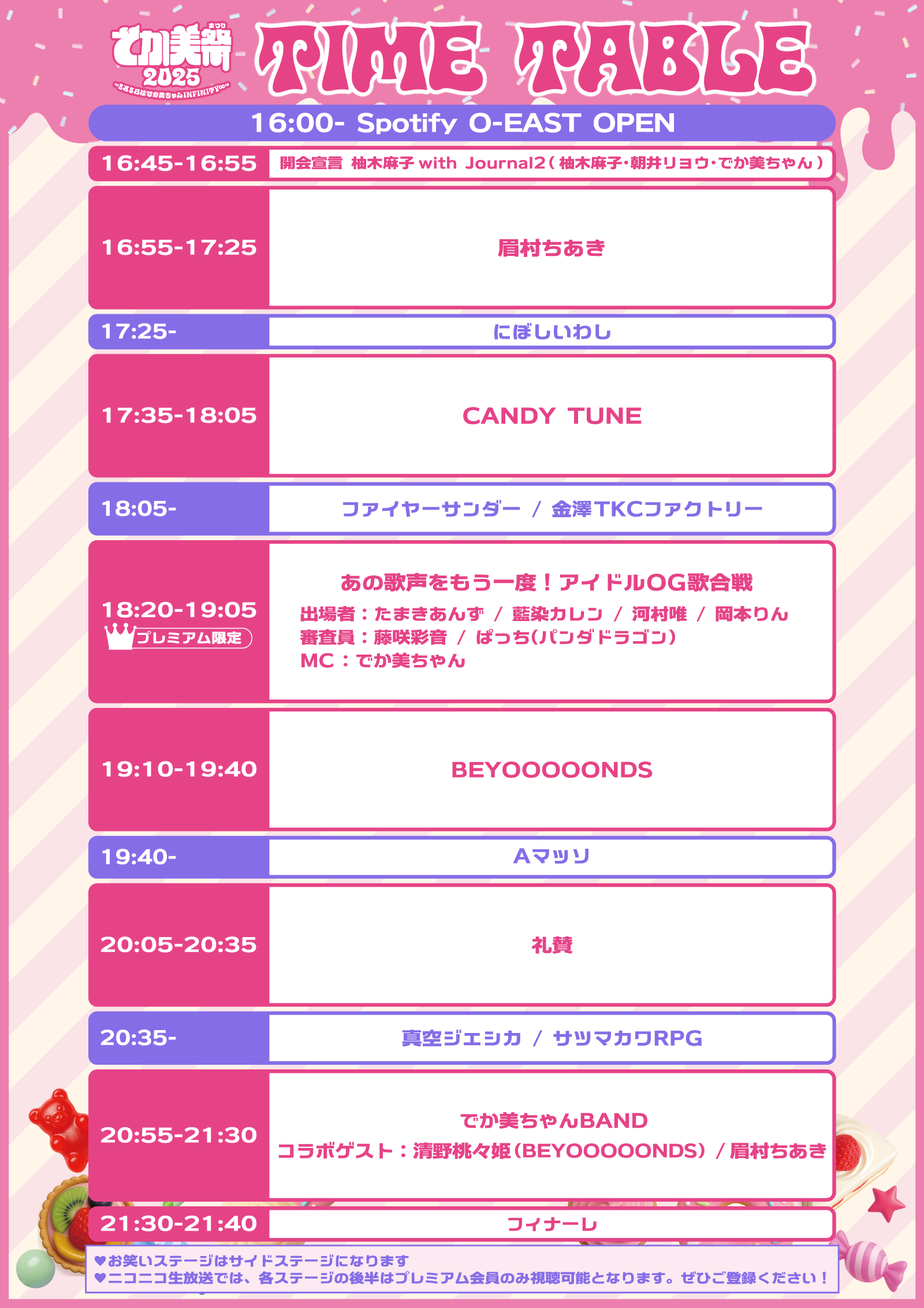 タイムテーブル
